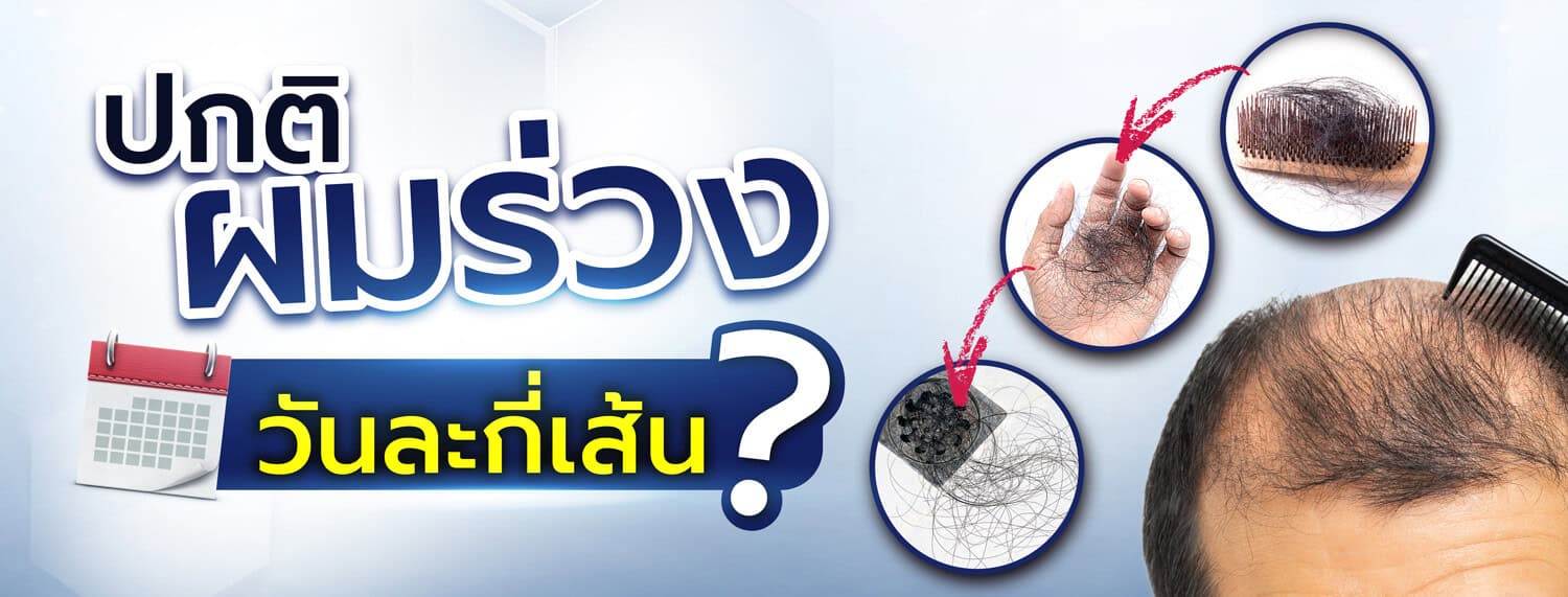 ปกติผมร่วงวันละกี่เส้น